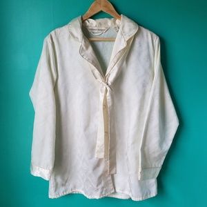 Vintage Victoria's Secret Button down Sleep Top